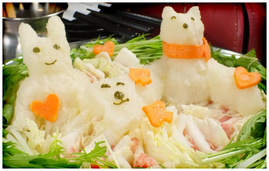 個室居酒屋 6年4組：【かわいいキャラ鍋コース】全8品＆3H飲放(日～木)、2H飲放(金土祝前日)付き