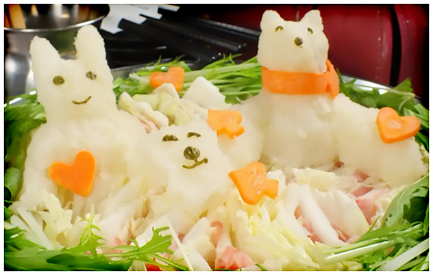 【かわいいキャラ鍋コース】全8品&3H飲放(日~木)、2H飲放(金土祝前日)付き